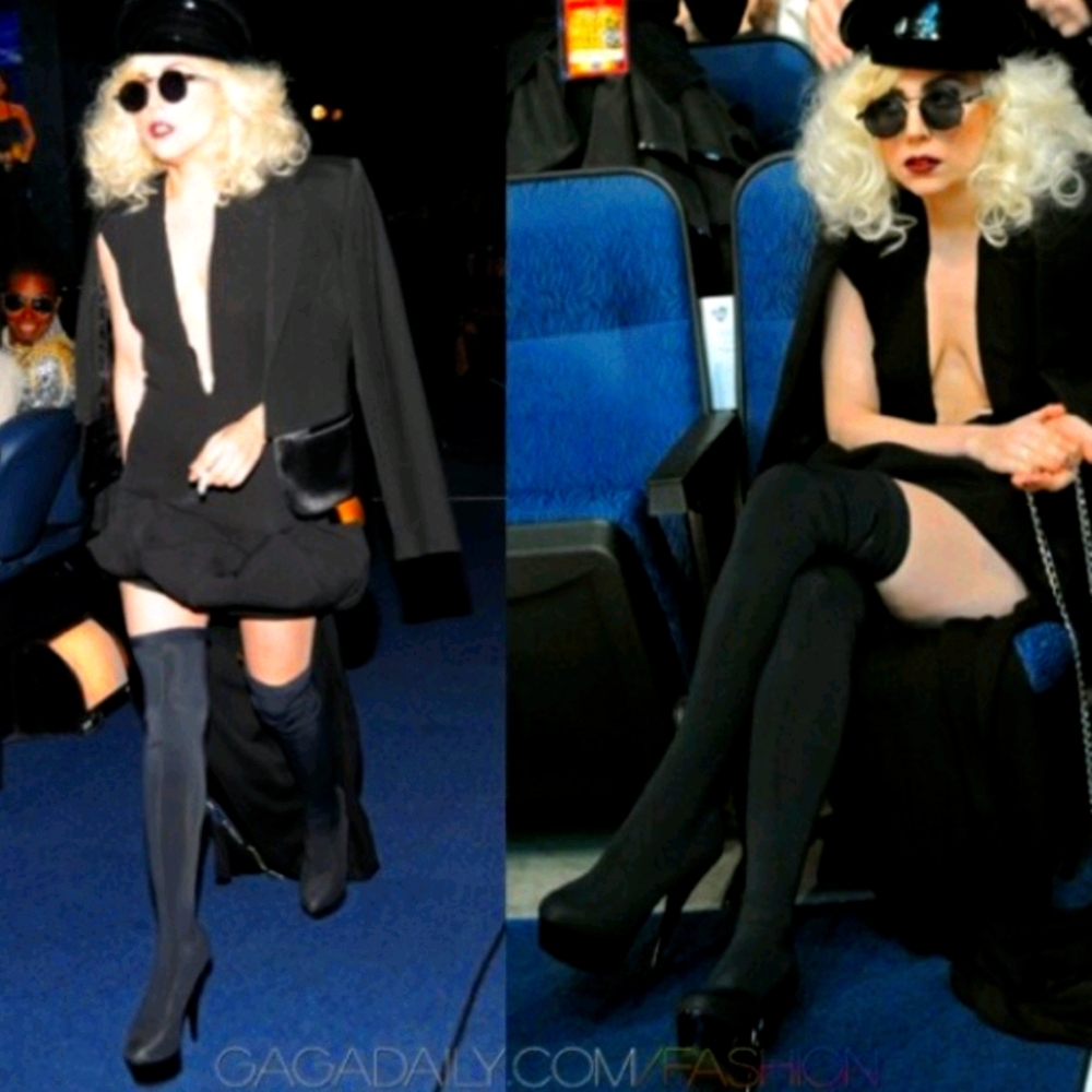 Patricia Field Stretch Platform Over the knee boot